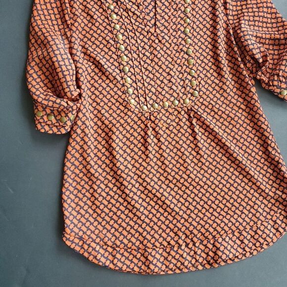 41 Hawthorne Orange blouse - Picture 4 of 8